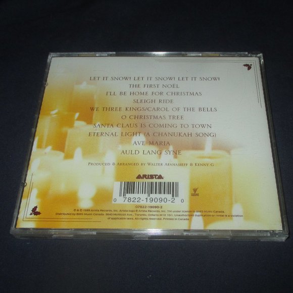 Kenny G - Faith : A Holiday Album (1999, Arista CD) - Picture 3 of 3